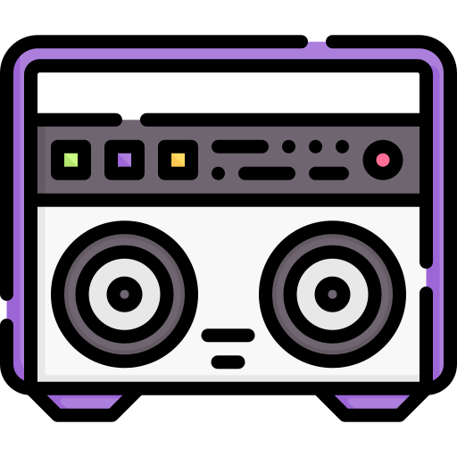 boombox icono gratis