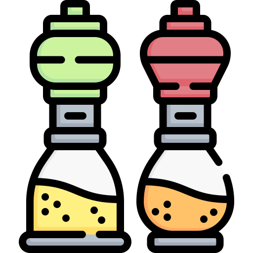 Salt And Pepper Special Lineal Color Icon