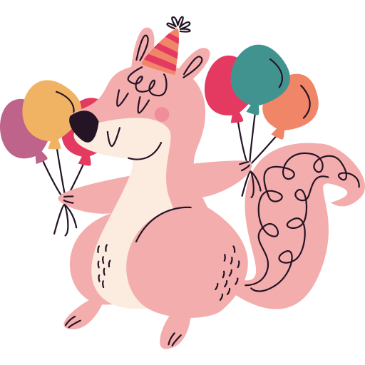 Birthday free sticker Birthday free sticker