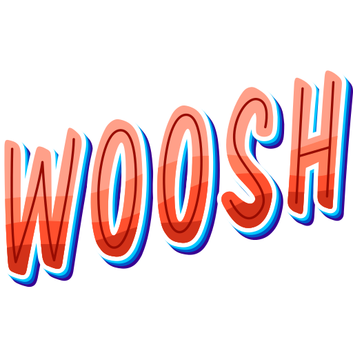 woosh gratis sticker