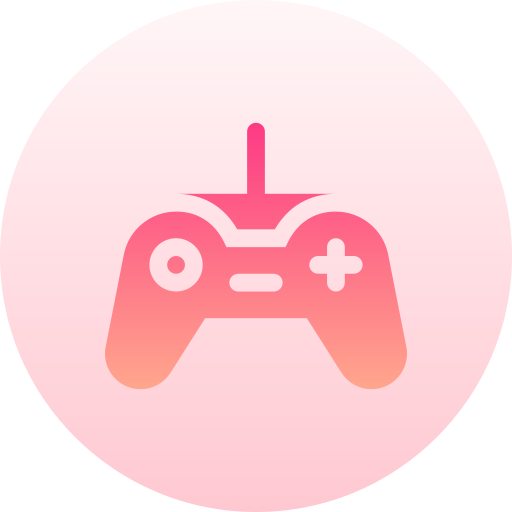 Gamepad Basic Gradient Circular icon