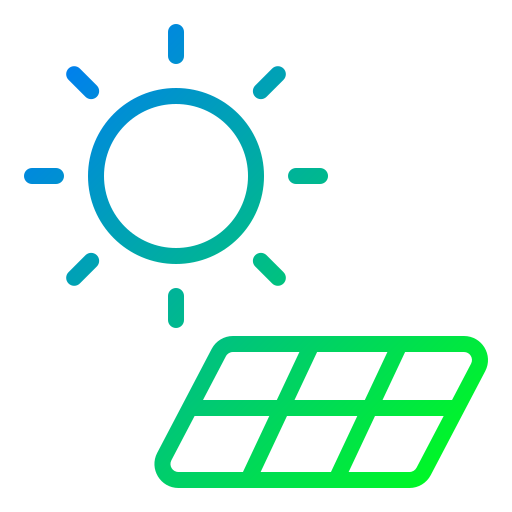 panel solar icono gratis