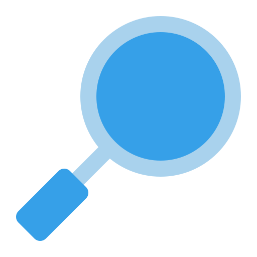 Search Generic Blue icon