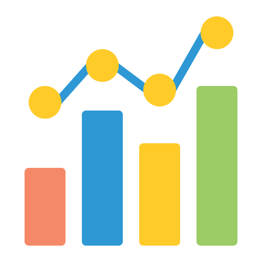 Bar chart Generic Flat icon