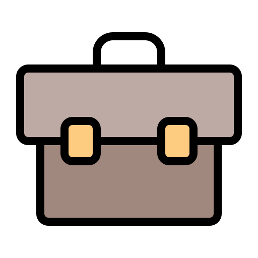 Briefcase Generic Outline Color icon