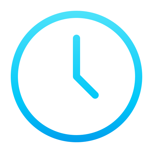 Clock Generic Gradient icon