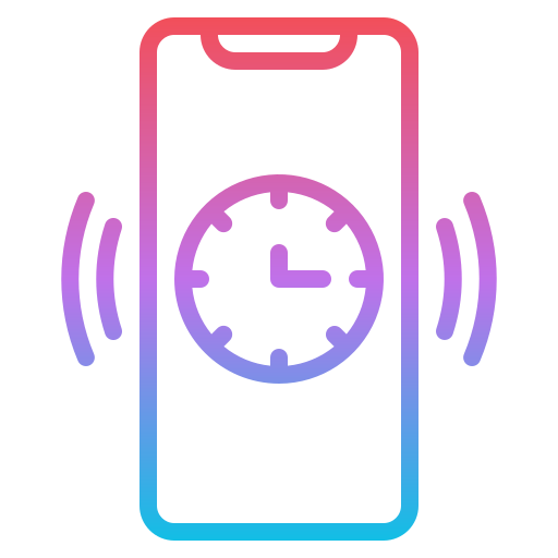 Phone alarm free icon