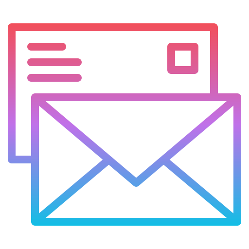 Envelope Iconixar Gradient icon