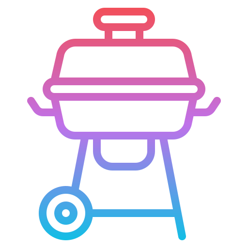 Barbecue Iconixar Gradient icon