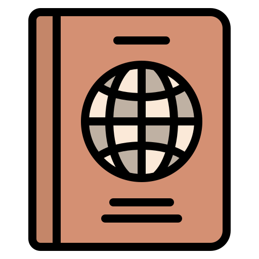 pasaporte icono gratis