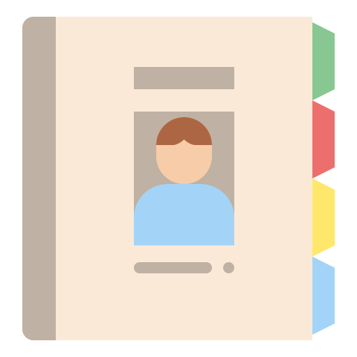 Contact list free icon