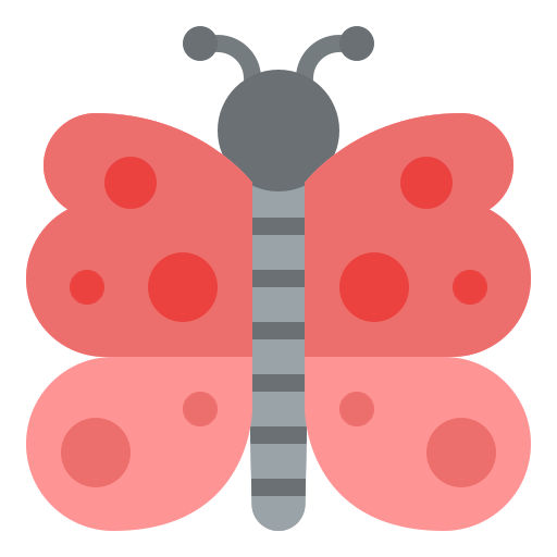 Butterfly Iconixar Flat icon