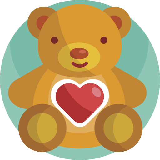 oso de peluche icono gratis