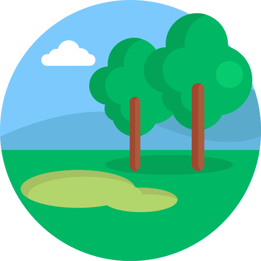 terrain de golf Icône gratuit terrain de golf Icône gratuit