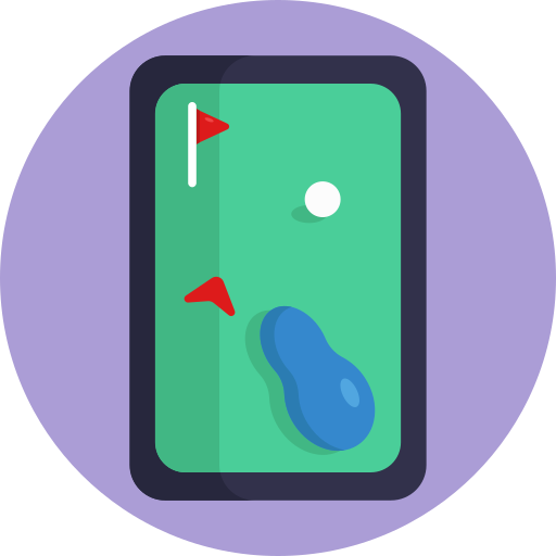 campo de golf icono gratis