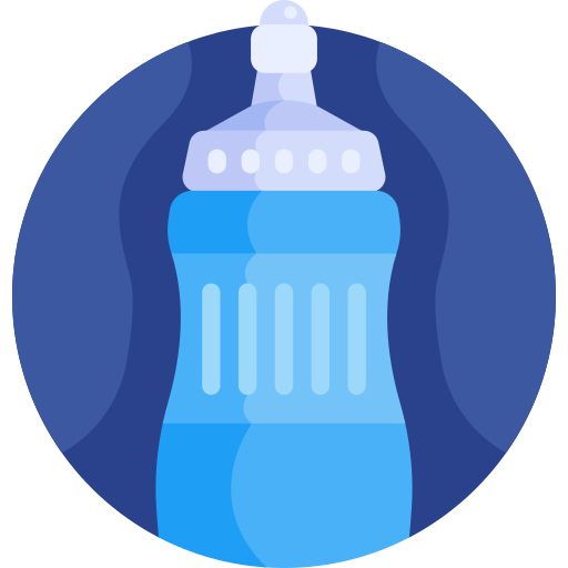 Water bottle icon Detailed Flat Circular Flat