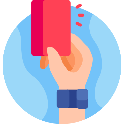 Red card free icon Red card free icon