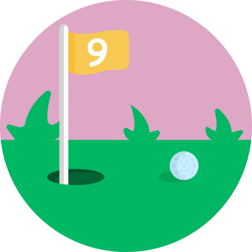 Golf ball Generic Circular icon