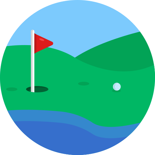 pelota de golf icono gratis