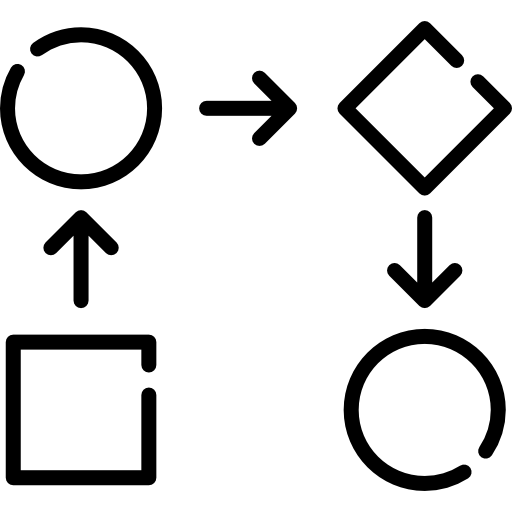 flujo de trabajo icono gratis