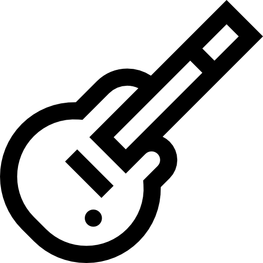 guitarra electrica icono gratis