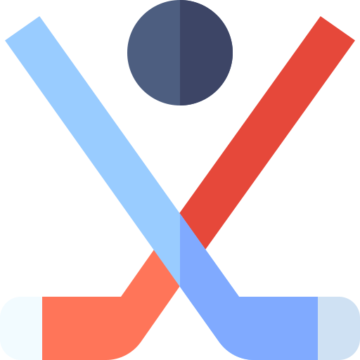 Hockey Basic Straight Flat icon