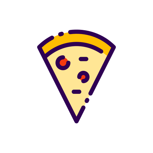 rebanadas de pizza icono gratis