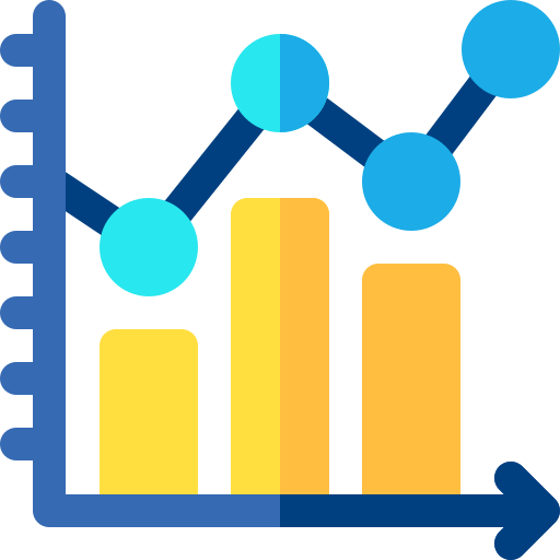 gráfico de barras icono gratis