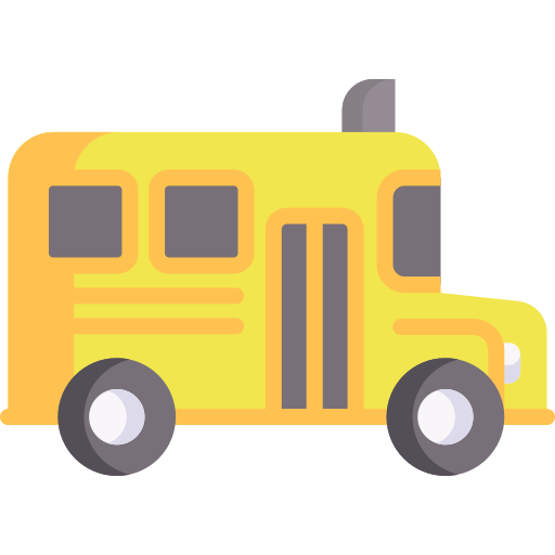 School bus Special Flat icon