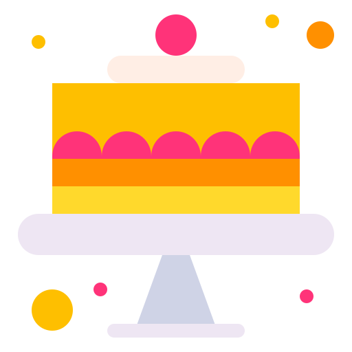 pastel de cumpleaños icono gratis