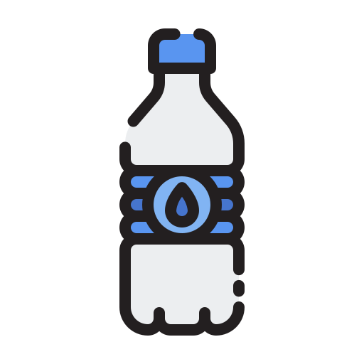 Water bottle Generic Outline Color icon