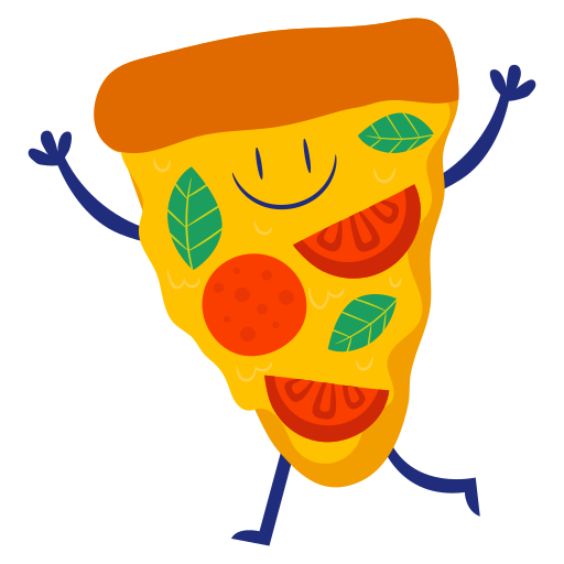 pizza gratis sticker