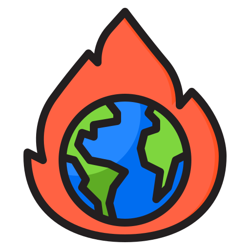 Global warming free icon Global warming free icon