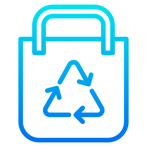 bolsa de reciclaje icono gratis