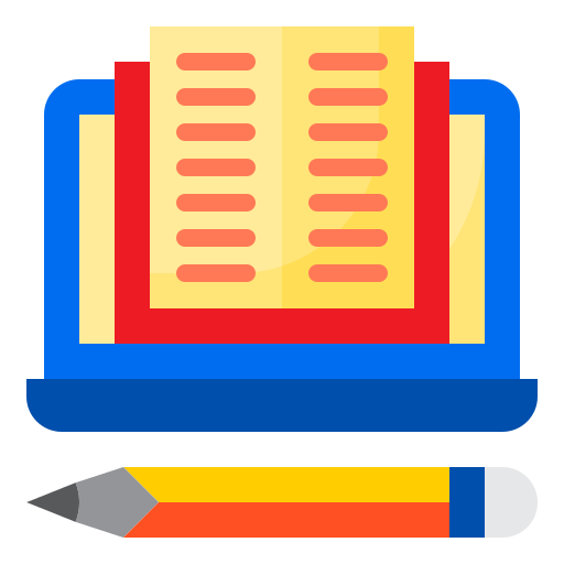 Ebook srip Flat icon