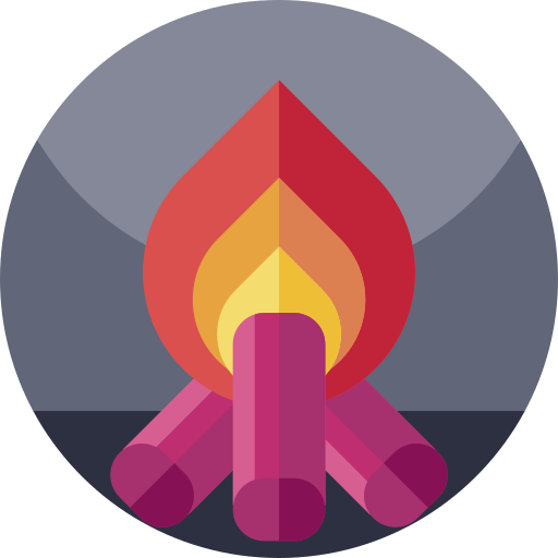 hoguera icono gratis