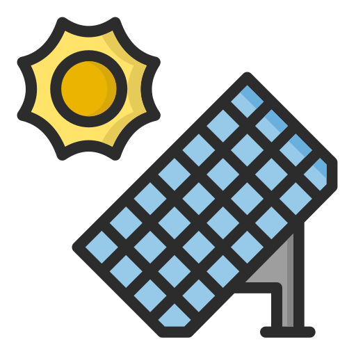 panel solar icono gratis