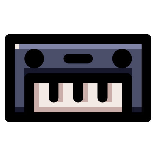 Piano Generic Outline Color icon