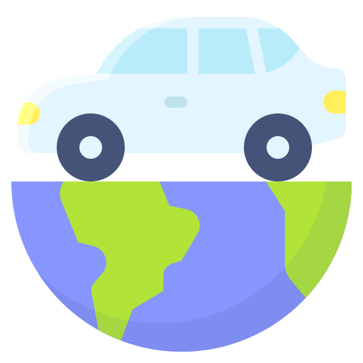 coche ecológico icono gratis