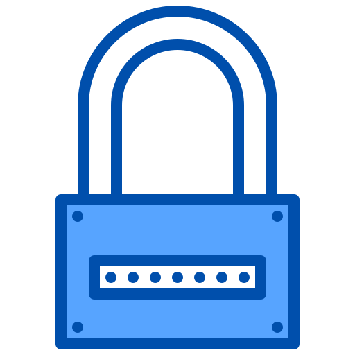 Lock xnimrodx Blue icon