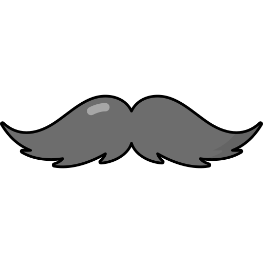 bigote icono gratis