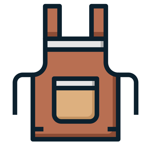 Apron Generic Outline Color icon