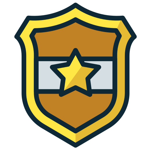 Badge Generic Outline Color icon