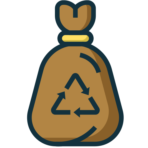 Garbage Generic Outline Color icon