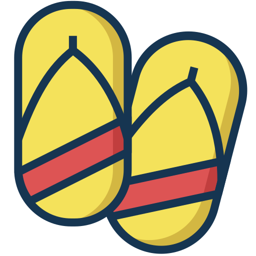 Sandals Generic Outline Color icon