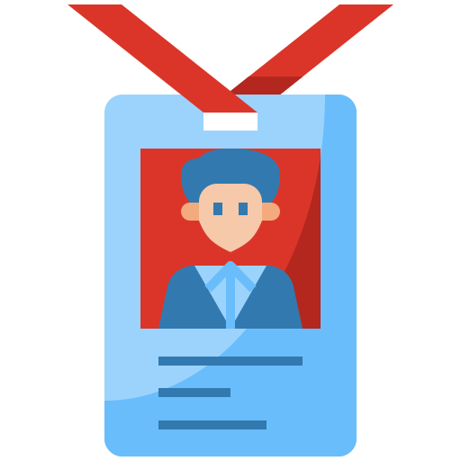 신분증 무료 아이콘