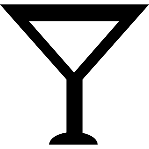 Cocktail glass icon