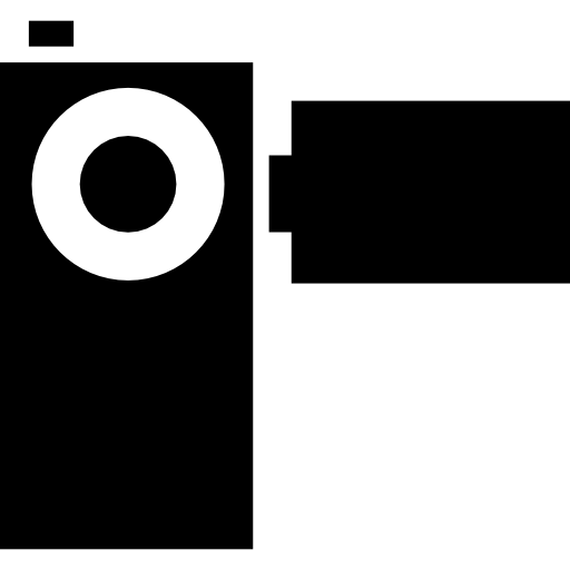 Frontal videocamera icon