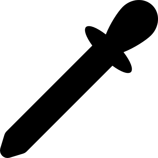 schwarze pipette werkzeugsilhouette kostenlos Icon schwarze pipette werkzeugsilhouette kostenlos Icon