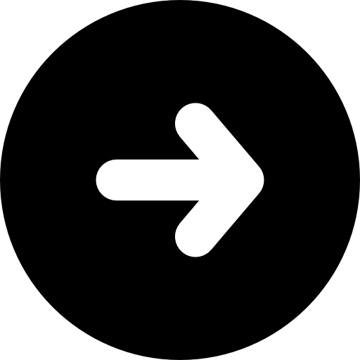 flecha hacia la derecha en un círculo icono gratis